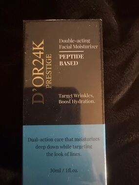 D'OR24K Prestige Peptide-Based Facial Moisturizer — Blue